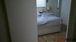 My step sister by some sort of magical method could suck me off while she is still in her sleep