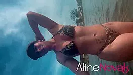 I have captured hub classy blondes having sex on the beach while she enjoys me playing with her tongue