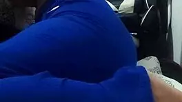 Alone at Home with My Stepaunt's Fat Latina Ass Licking