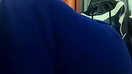 Alone at Home with My Stepaunt's Fat Latina Ass Licking