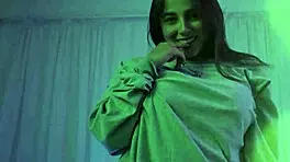 Natalie Dancing Clothes Off!