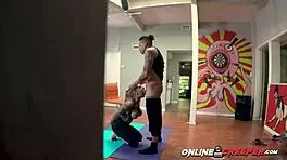 Karma Comes Over To Give Creepy Bruno A Massage When He Ties Her Up