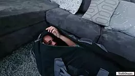 Petite Latina Alina Lopez Rides Monster Cock!