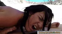 Amateur teen 18+ morning encounter with mexican border patrols