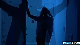 Birthday/POV video of the stunning Kay Lovely having a great time with Jays during rough sex