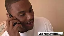 Latina Teen Jasmine Blaze Gets Showered with BBC Cum