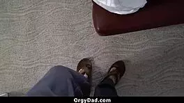 Kinky teen fucked hard by stepdaddy in pov