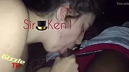 Brunette Young Slut Gets Fucked and Blows Interracially