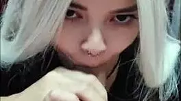 White Moon sucked me from balls to head