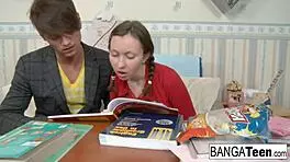 Young Brunette Babe Teases Anal Pleasures