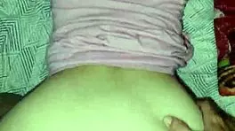 Wife's nocturnal deepthroat blowjob contrasts with white moon