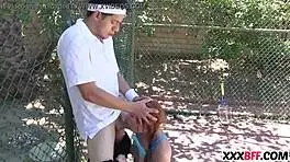 These summer camp tennis sluts can't get enough big cocks