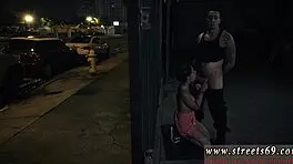 Gangbang cute gal with glasses.