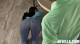 alex coal rides my big cock after walking in on me at work