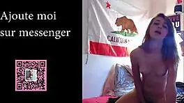 19 year old babe enjoys solo playtime