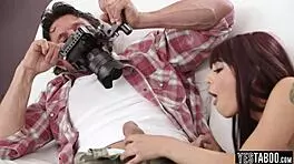 Stepdad Needs to Pay Bills, Cutie Steps In to Help Out.