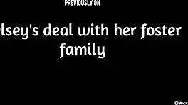 Teenager experiencing her sexual fantasy with step uncle