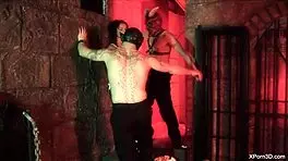 Bondage BDSM Dungeon Slave Girl Face Natalie Di Angelo