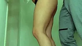 no lube standing rough anal pined against the wall 😈