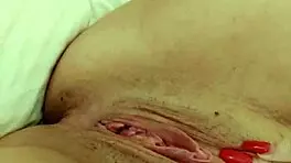 Alina Squirts Hard in Hotel Room During Tattooed Masturbation!