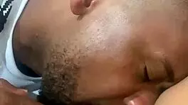 Latina Teen Takes Cum From Black Guy
