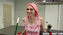 my step sister prefers things a bit rough in our family dynamics.