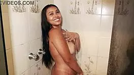 Bbw Brazilian amateur enjoys a monster cock at her first porn scene