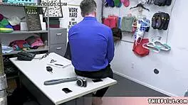 Teenage African-American girl Sarah shoplifts and receive a shocking oral pleasure