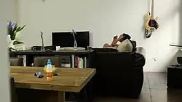 Amateur teen in pov hd sucking cock with masturbation