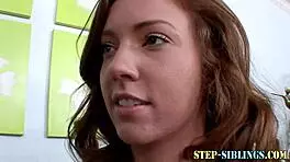 Amateur young woman tastes sensual pleasures