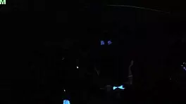 Scarlett johnson glows in blacklight pov sex.