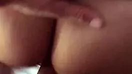 teen assisted from behind in pov