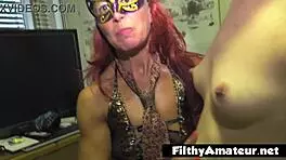 Patty Bangs Her Teen Slave With Strapon Double Penetration Homemade Squirt On Face 😈