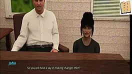 Katie having much fun in her humorous style in this homemade college video