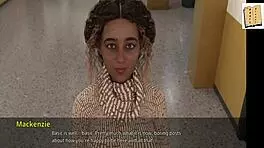 Shauna Sucks Big Cock at the Gym in 3D