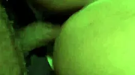 young sexy girl shakes her big red ass