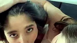 in this pov compilation, hot girls eagerly lick my lollipop with horny passion