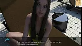 College girls Jasmine and Jamie take turns teasing with sexual appeal at the pool