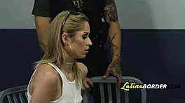 i'm a petite latina teen craving that long boner in doggystyle, bending over with tits out