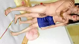 Romantic couple enjoys passionate homemade sex with rumpa21