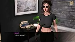 Hazel Boldly Helps AV With Intense Nursing Back To Pleasure In This Homemade 3D Scene