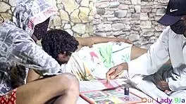 Sex bet with bbw playing ludo games as boyfriend gambles with alhaji kabiru see who won on red