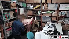 Nubile blonde sweety jacker gets banged in garage