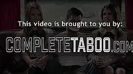 Milf watches teen fuck with cum in mouth