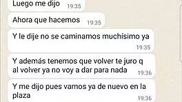 This Latina teen’s cheating confession in a threesome sex scene