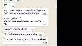 This Latina teen’s cheating confession in a threesome sex scene