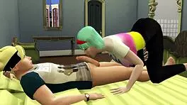 Teen boruto fucks milf bulma in anime cosplay, she begs for harder and cum inside