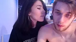 Petite Asian Teen Flashing Tits On Webcam With White Guy?