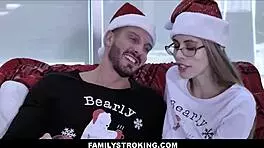 Cute Tiny Stepdaughter Ariana Marie Fucked By Stepdad As Santa Claus