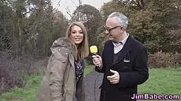 A British MILF with large tits fuked an old man